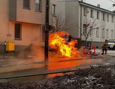 Miniatura: Eksplozja w Szczecinie. Ogień widać było z...