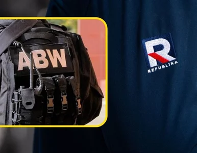 Miniatura: Nieudana akcja ABW, w tle TV Republika....