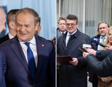 Miniatura: Nowi sędziowie weszli do budynku TK. Tusk...