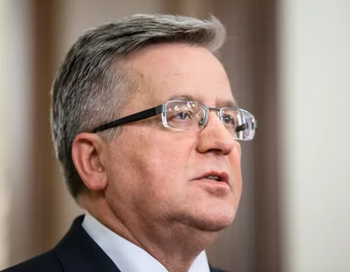 Miniatura: Komorowski z wpadką podczas...