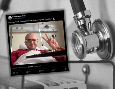 Miniatura: Matecki pokazał zdjęcie ze szpitala....