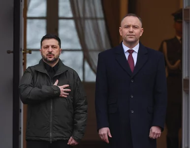 Miniatura: Tak Karol Nawrocki powitał Wołodymyra...