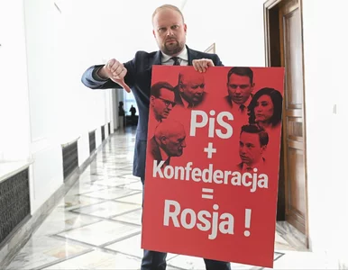 Miniatura: Kłótnia na sejmowym korytarzu. „Jesteś...