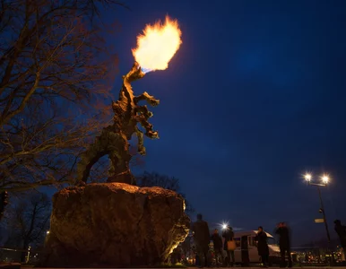 Miniatura: Wszedł na Smoka Wawelskiego, pojawił się...