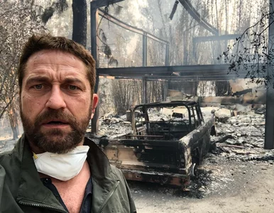 Miniatura: Gerard Butler pokazał zgliszcza swojego...