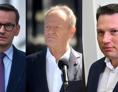 Miniatura: Kaczyński i Morawiecki po dwóch stronach....