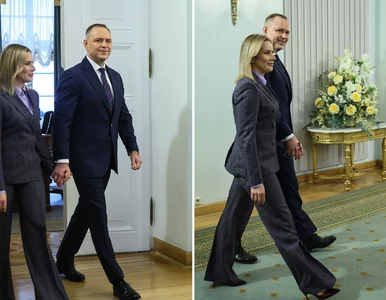 Miniatura: Marta Nawrocka w blasku fleszy. Tak...