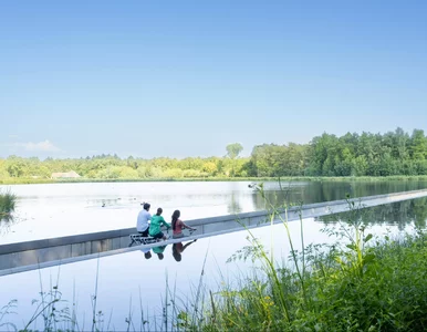 Miniatura: Rowerem poniżej tafli wody. Jedyna taka...