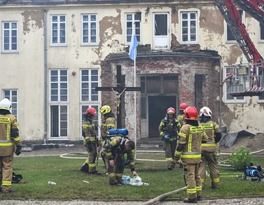 Miniatura: Pożar zabytkowego pałacu. Nowe fakty po...