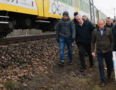 Miniatura: Generał o miejscu aktu dywersji na torach....