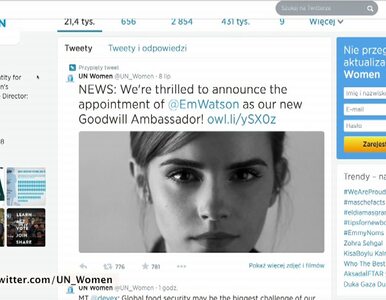 Emma Watson została Ambasadorką Dobrej Woli ONZ