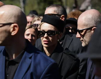 Miniatura: Wymowny gest na pogrzebie Łukasza Litewki....