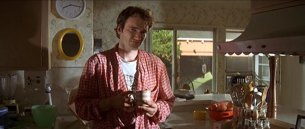 Na zdjęciu widzimy Quentina Tarantino w filmie