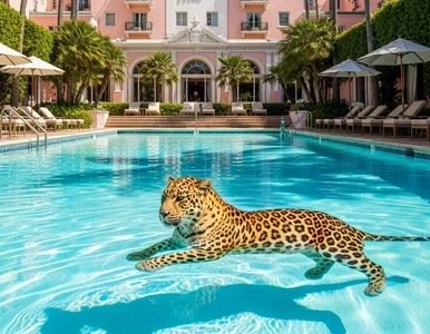 Miniatura: Dziki gość hotelowy zaskoczył wszystkich....